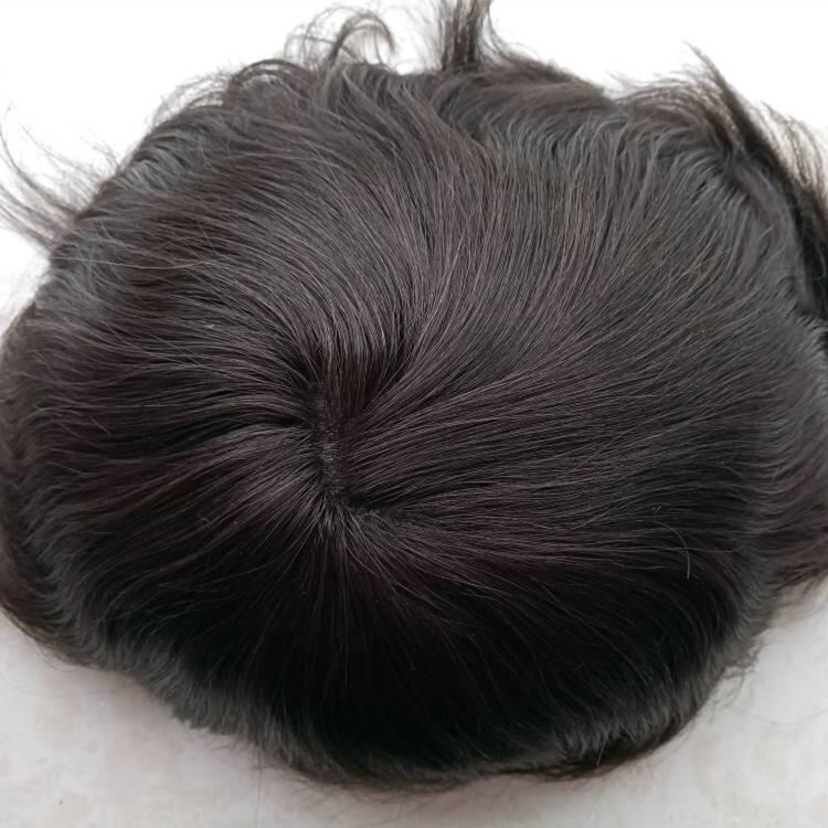 Human Hair Material and  Straight Wave Style toupees for men YL147 
